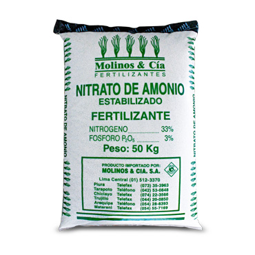    Nitrato de Amonio Estabilizado Bolsa 50 Kg